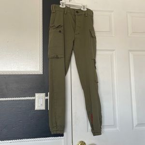 FASHIONNOVA Green Cargo Pants